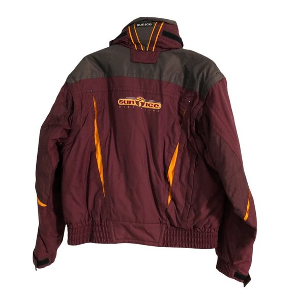 Vintage Sun Ice Conv. Ski/Snow Jacket/Vest/Hood-Sz L - Picture 2 of 15